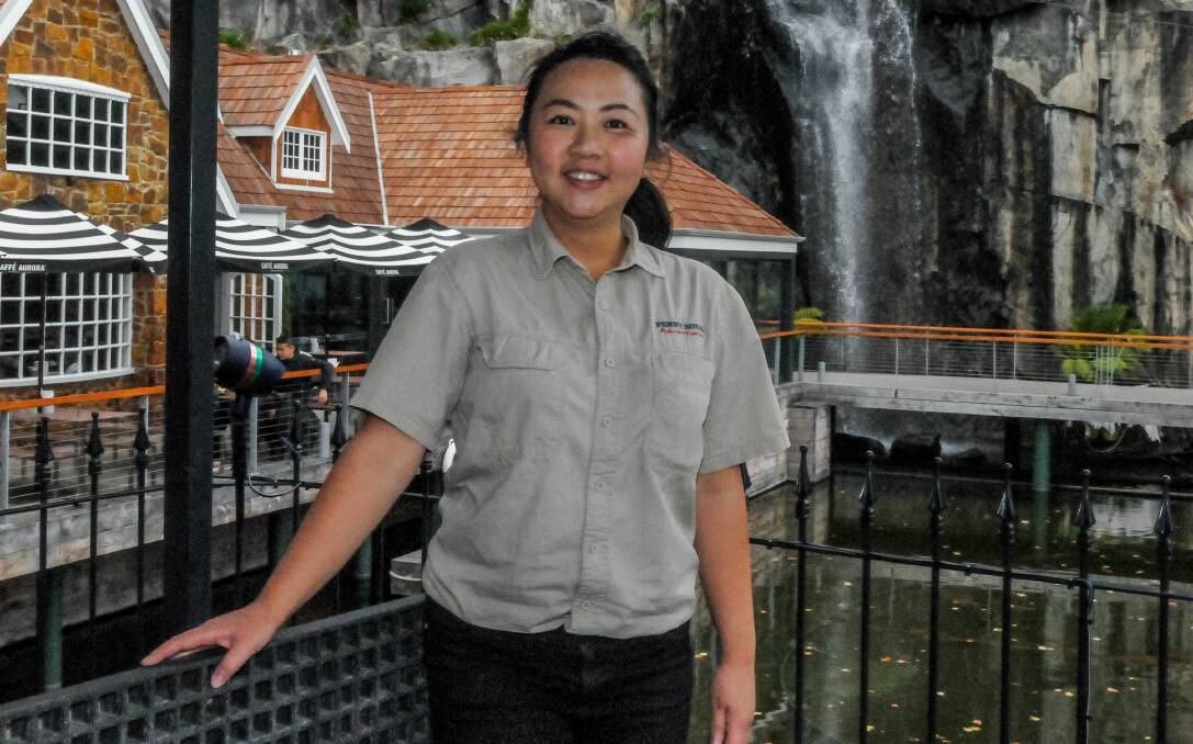 CONFIDENCE: Penny Royal ticket booth operator Sandy Liang finished her Certificate III in Tourism last year. Picture: Neil Richardson