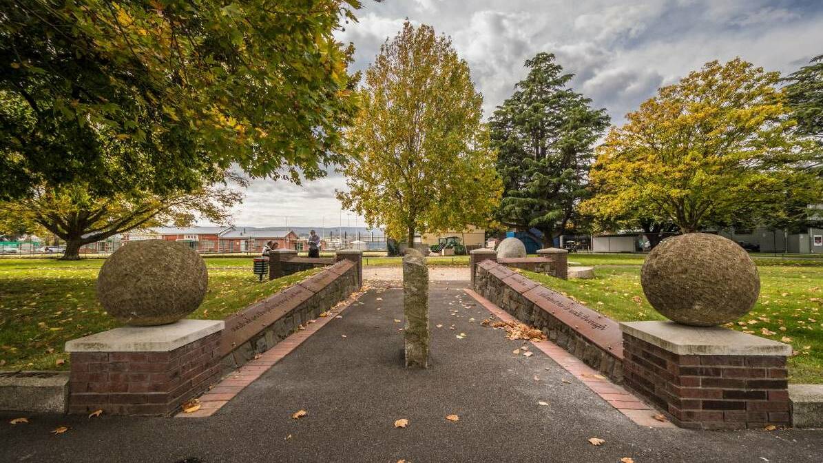 The entryway to the Launceston Workers Memorial Garden was completed and opened, but the full vision has not been realised.