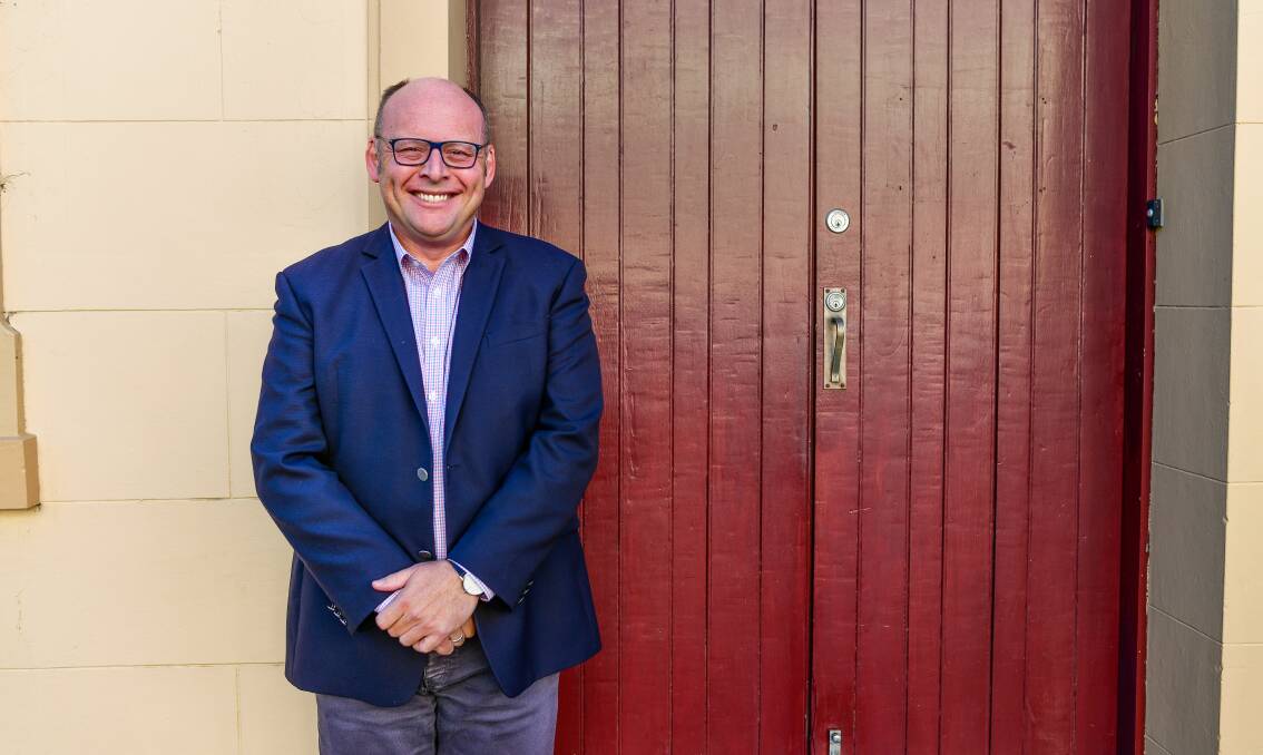 CHANGE IS COMING: University of Tasmania Associate Professor Stuart Crispin who is working on the transformation of the education model as part of the Northern Transformation project. Picture: Scott Gelston