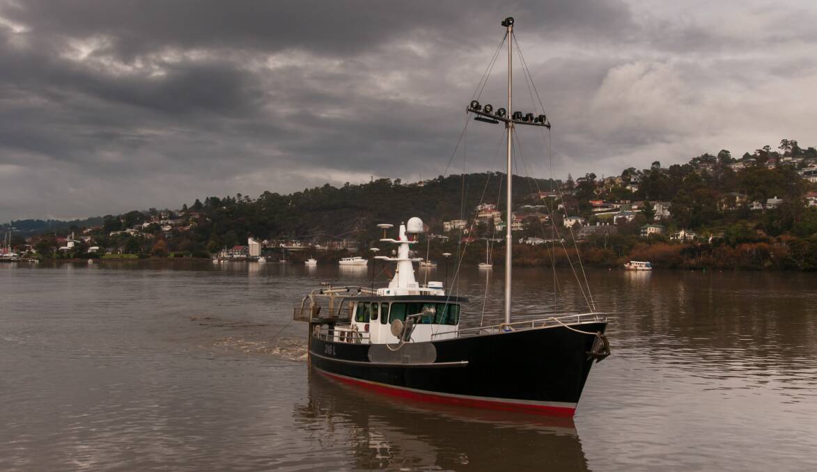 SILT REMOVAL: A raking ship removes silt from the Tamar Estuary in 2017. Raking occurred in the river between 2012 and 2018. Picture: file