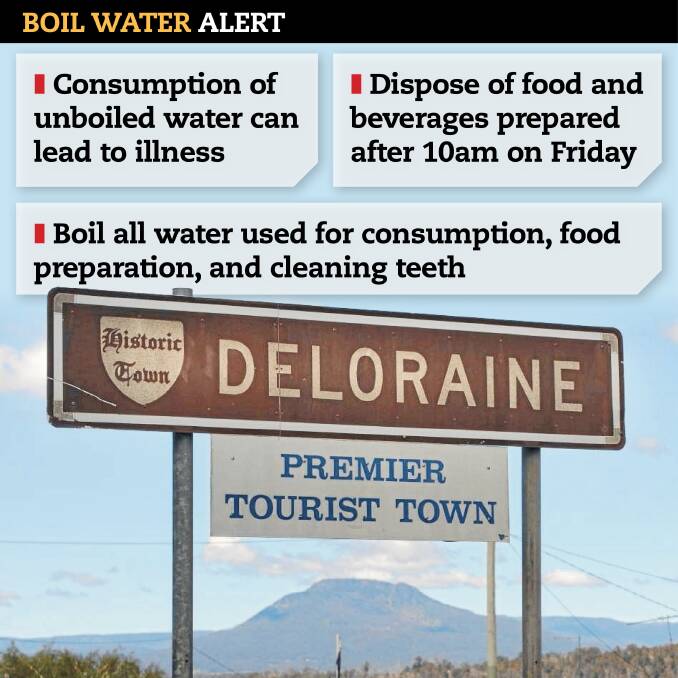 Deloraine boil water alert to remain in place for ‘several days’