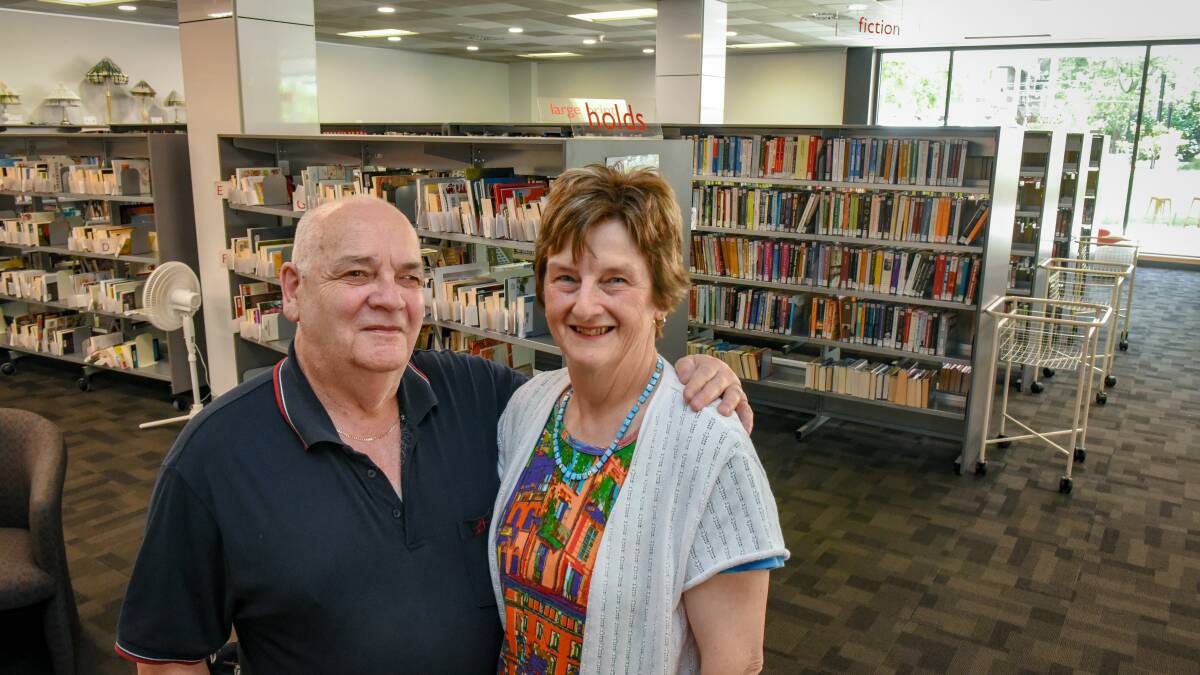 FRIENSHIP: Bill and Lyn McGowan have been volunteering with Friends of the Library for the past two years, but have held a number of other volunteering roles. Picture: Paul Scambler