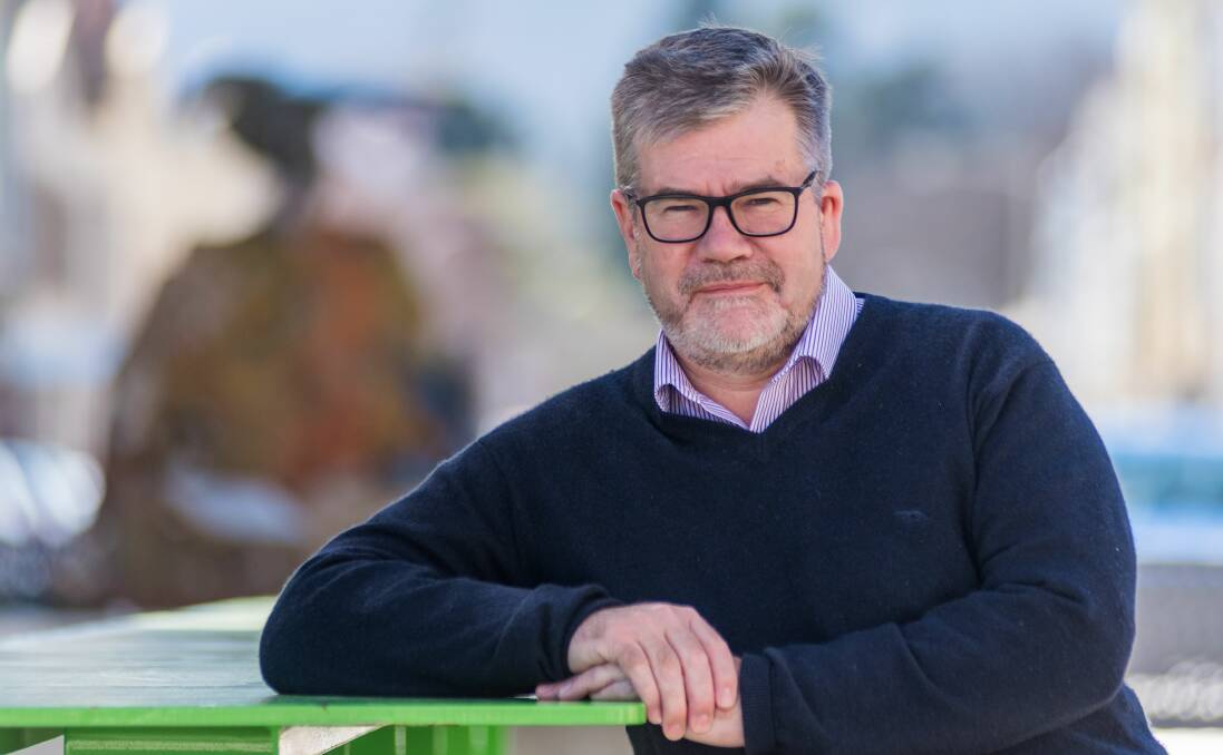 CARE EDUCATION: James Vickers is the head of the UTAS Wicking Dementia Centre, in Hobart. Picture: Phillip Biggs