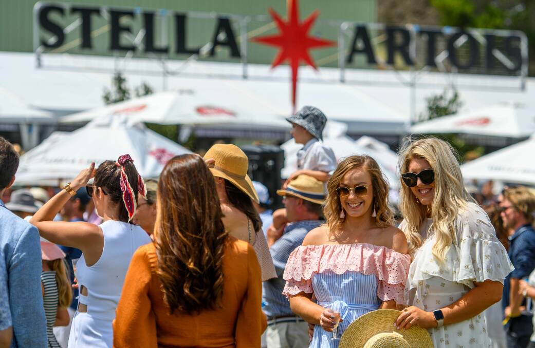 ON POINT: Barnbougle's polo event offers an alternative option for fashion lovers. The event calls for style slightly different to horse racing. Pictures: Scott Gelston