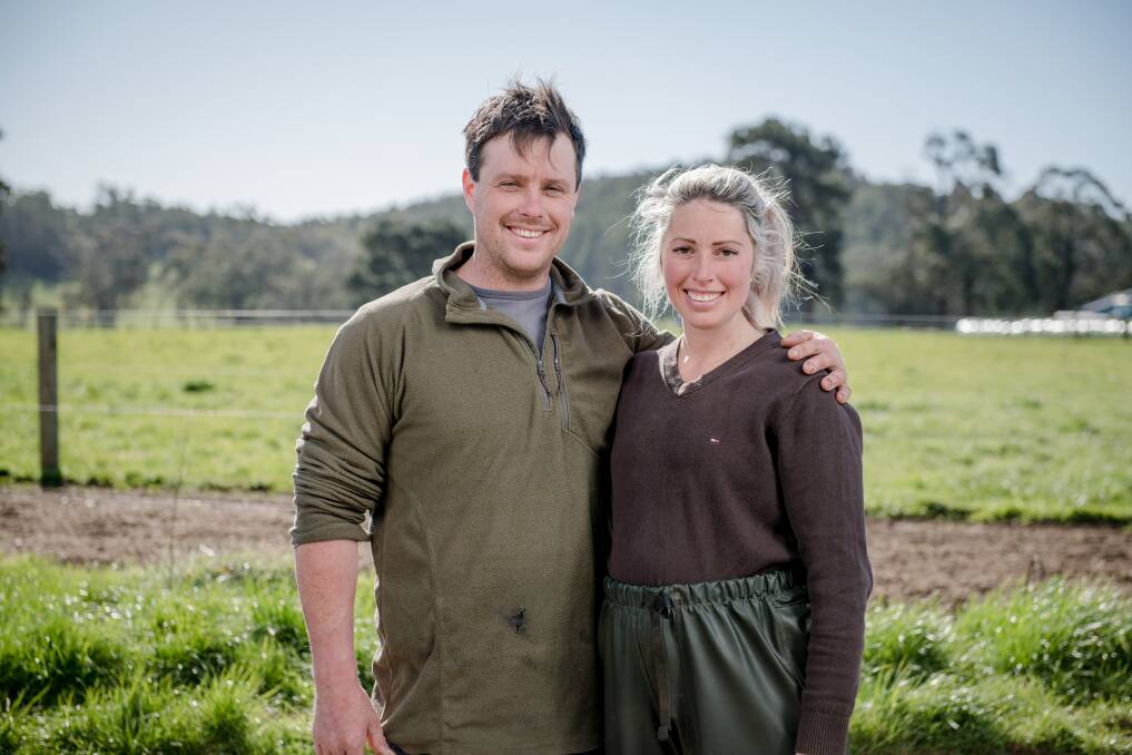 NEXT-GENERATION: Nick and Bek Dornauf have converted their dairy at Elizabeth Town with cutting-edge robotics. Picture: supplied