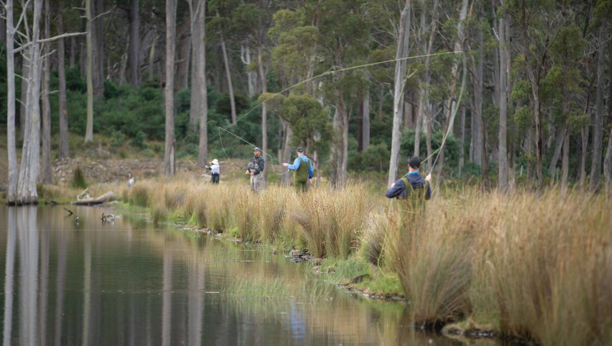 FISHING FOR HEALTH: The finals of the Bayer Big Fish Challenge, which raises money for mental health programs was held in Tasmania this weekend. Picture: supplied