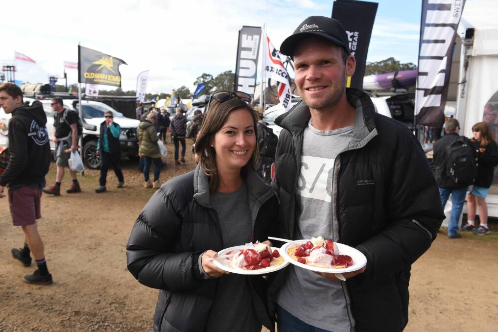 FUN: Anna and Andrew Swain of Launceston at Agfest, 2018. Picture: Paul Scambler
