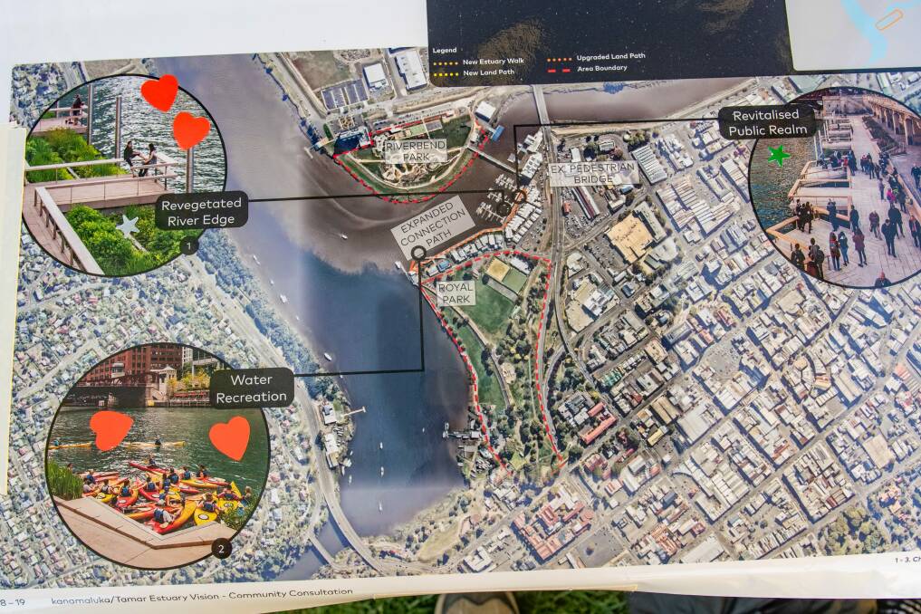 TEMT's vision for boardwalks and new wetland areas for the Tamar estuary.