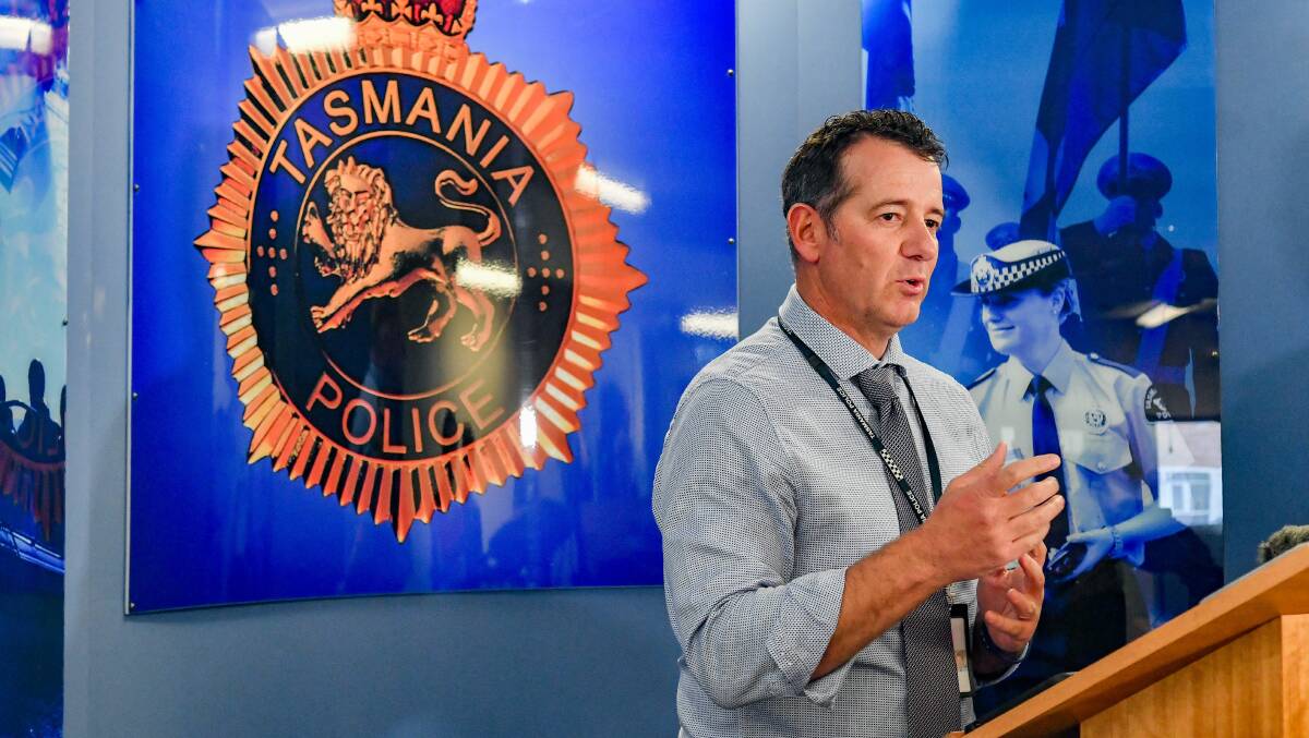 Tasmania Police Detective Inspector Craig Fox.