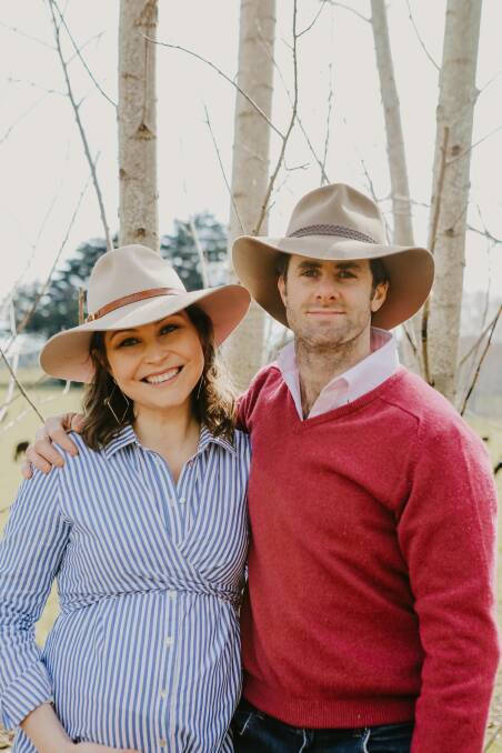 Tas Ag Co was launched by husband-and-wife duo Stephanie and Sam Tretheway. Picture: Sophie Murfitt