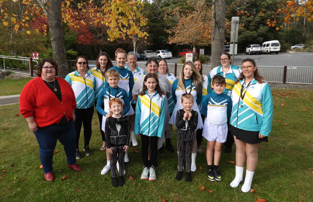 DANCE TICKET: Labor's Jennifer Houston with the Motivation Squad Drill Dance Team after announcing $15,000 for venue and equipment hire. Picture: supplied