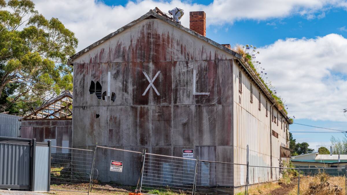 The building at Beauty Point was a former canning facility for IXL. It has been derelict for about 20 years.