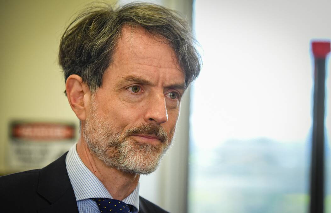 DEBT LOAD: University of Tasmania vice-chancellor Rufus Black said a combination of voluntary redundancies will help offset debt brought on by COVID. Picture: file