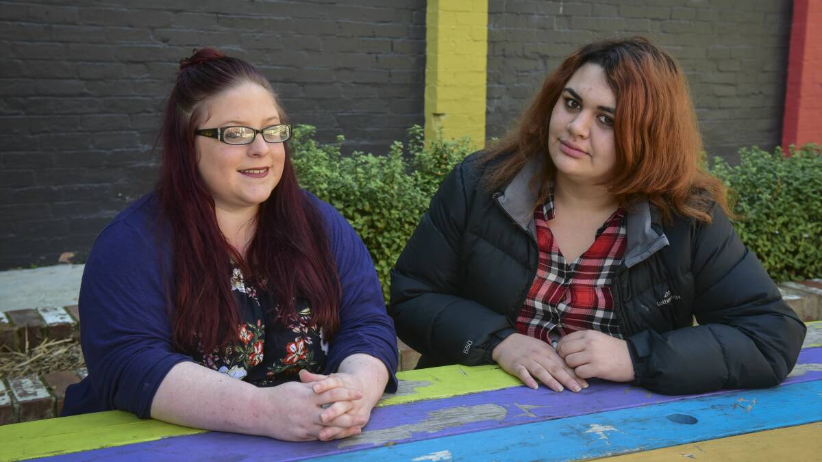 INSIDE: Thyne House residents Des Dusautoy and Saira Tawhiti have gained independence at the Anglicare-run facility. The pair are just some faces of the city's youth homelessness. Pictures: Paul Scambler