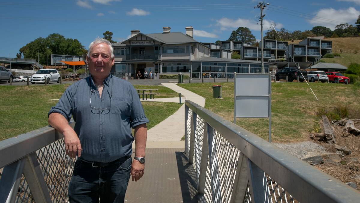 BOUNCING BACK: Rosevears Hotel owner Allan Virieux said while the COVID lockdown was difficult, the hotel has big plans to improve its offerings over summer. Picture: Paul Scambler