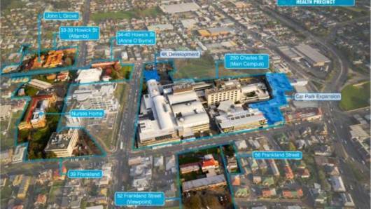 A graphic from a leaked briefing document that outlines the LGH masterplan.