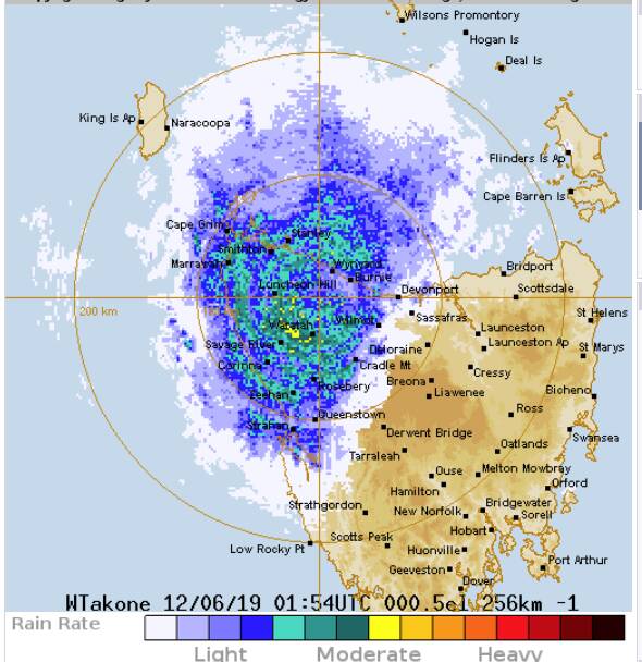 Picture: supplied by Bureau of Meteorology.