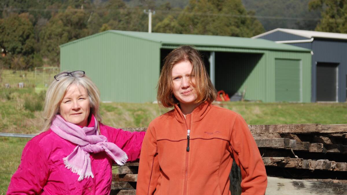 OPEN: Fiona Stocker and Carol Bracken ahead of the Tamar Valley Farmgate Festival. Picture: supplied