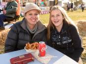 Sharyn Bingley and her daughter Hayley  of Glengarry enjoy some lunch. Pictures: Paul Scambler