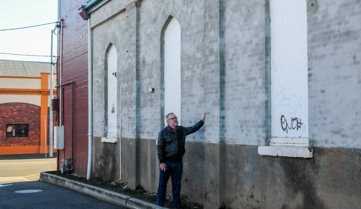 HIDDEN HISTORY: Historian Duncan Grant is working on a research project to catalogue the history of old churches in Tasmania, like this one on York Street. Picture: Neil Richardson
