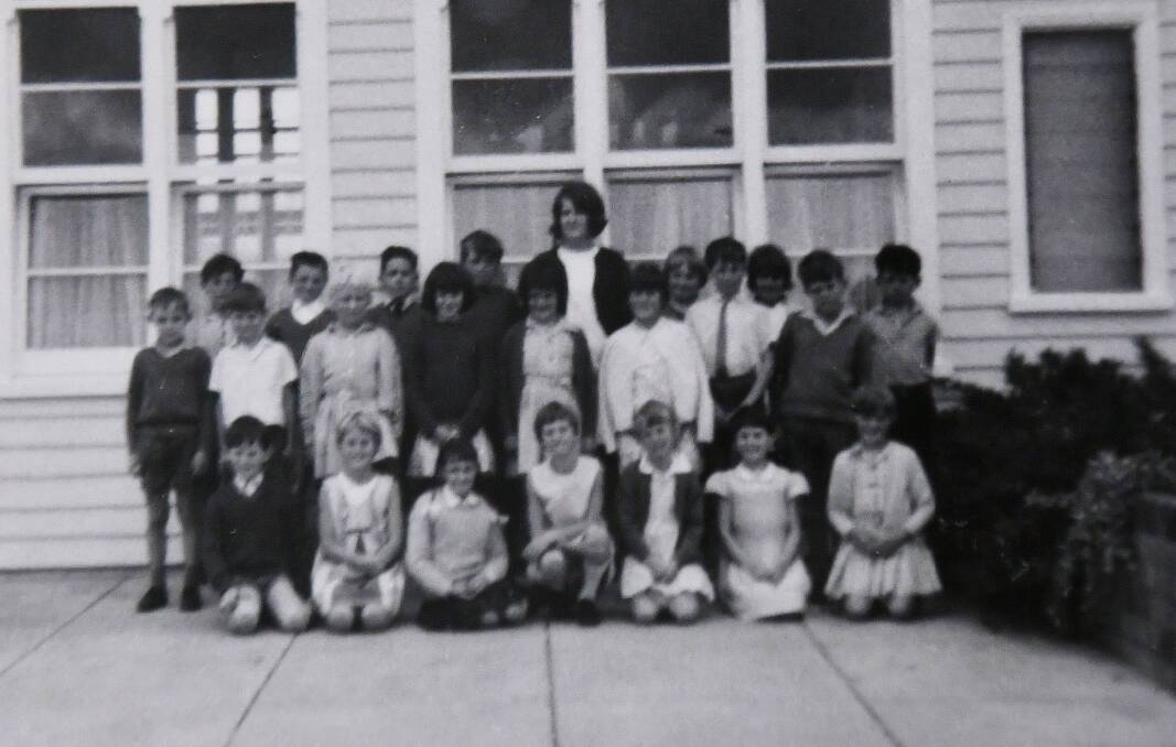 MEMORIES: Jill Hawkins with her class at Avoca Primary School in 1969. Avoca Primary School will close from 2020 due to low enrolments. Picture: supplied