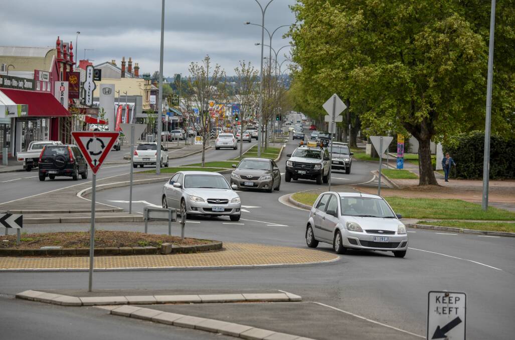 CRASH LEVELS: A majority of the crashes recorded occurred at the Lindsay Street intersection, the main entry point to the Inveresk campus. Picture: file