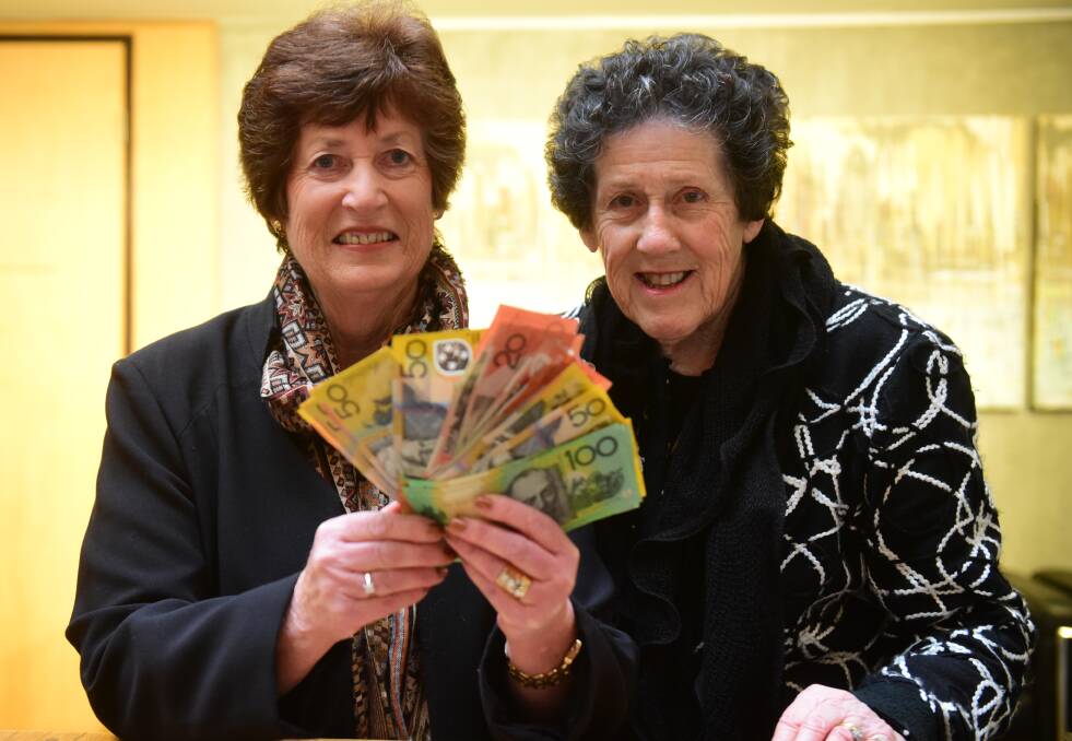 FAMILY TIES: Robert Fergusson Family Foundation's Mary Fergusson and Margot Smart are celebrating the foundation's $8000 donation. Picture: Paul Scambler
