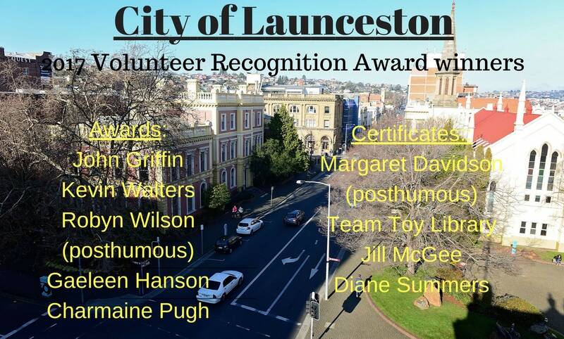 Recognition for Launceston volunteers