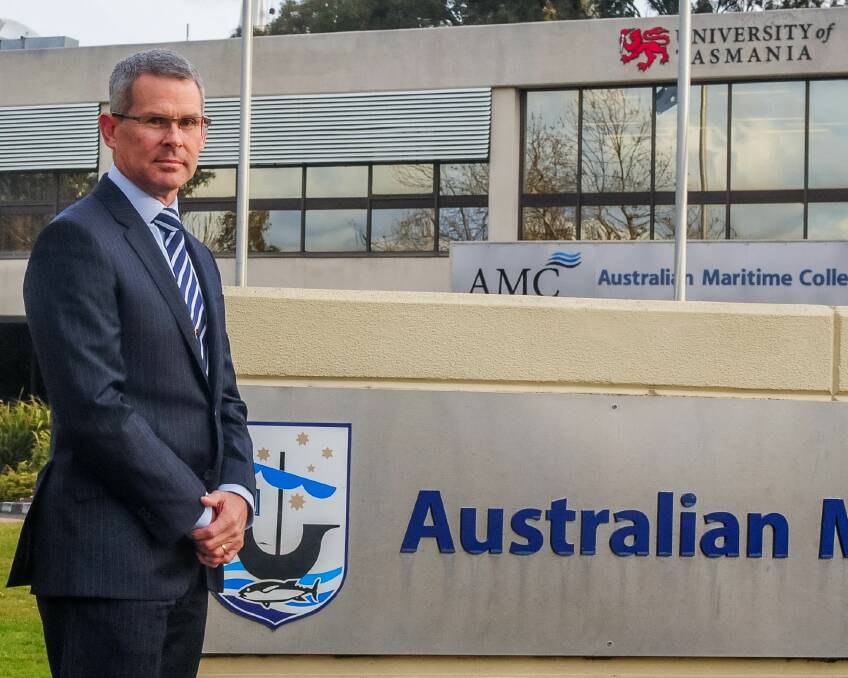 EXCELLENCE: Australian Maritime College principal Michael van Balen. The institution has been recognised as a finalist at global defence industry awards. Picture: file