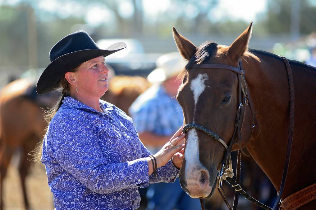 Rodeo queen: Tasmanian rodeo stalwart Karen Fish Junior will give breakaway roping demonstrations at Agfest in the Equine Arena, alongside many other equestrian disciplines.