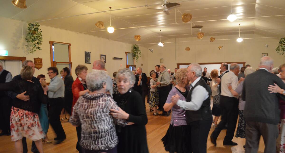 the Rosevale Hall was near capacity for it's recent dance.