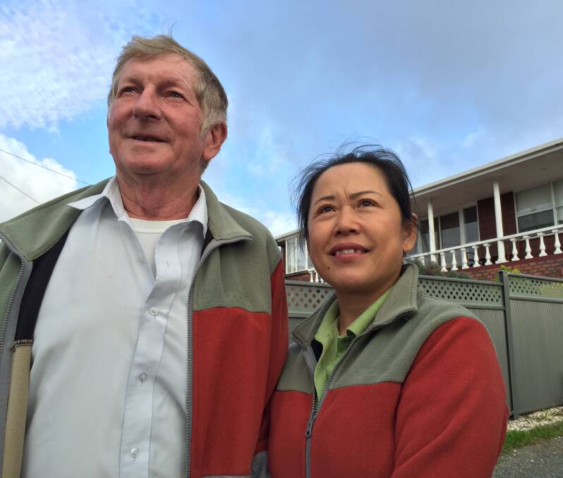 HOUSE PROUD: Bluey McCullagh and his wife Tao treat their clients' homes as if they were their own, keeping everything clean and tidy as they work to restore freshness to carpets.