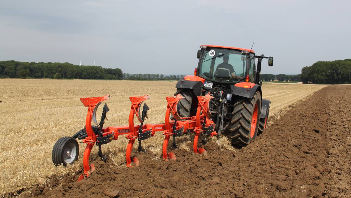 STAYING SAFE: Kubota Australia's Implements Plough 3005V, one of the pieces of equipment that is rigorously checked and assessed for risk before it reaches any Australian farm. Picture: Supplied