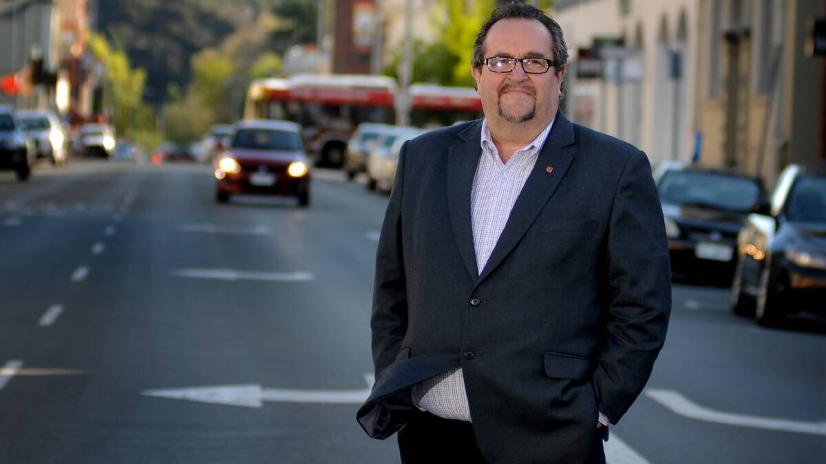 VYING FOR NEW POSITION: Darren Alexander quite City of Launceston to try for a spot on City of Hobart council.
