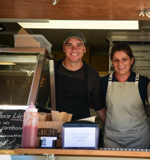 ROOM FOR MORE VENDORS: Nelson and Jolene Da Silva are happy to operate Sailor Food Truck at existing locations. Picture: Paul Scambler