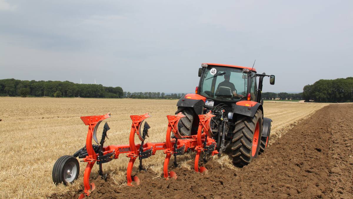 HIGH PERFORMANCE PLOUGH: Total Ag Solutions is showing a range of ploughs at Agfest, including the Kubota Implements Plough 3005V. Picture: Supplied