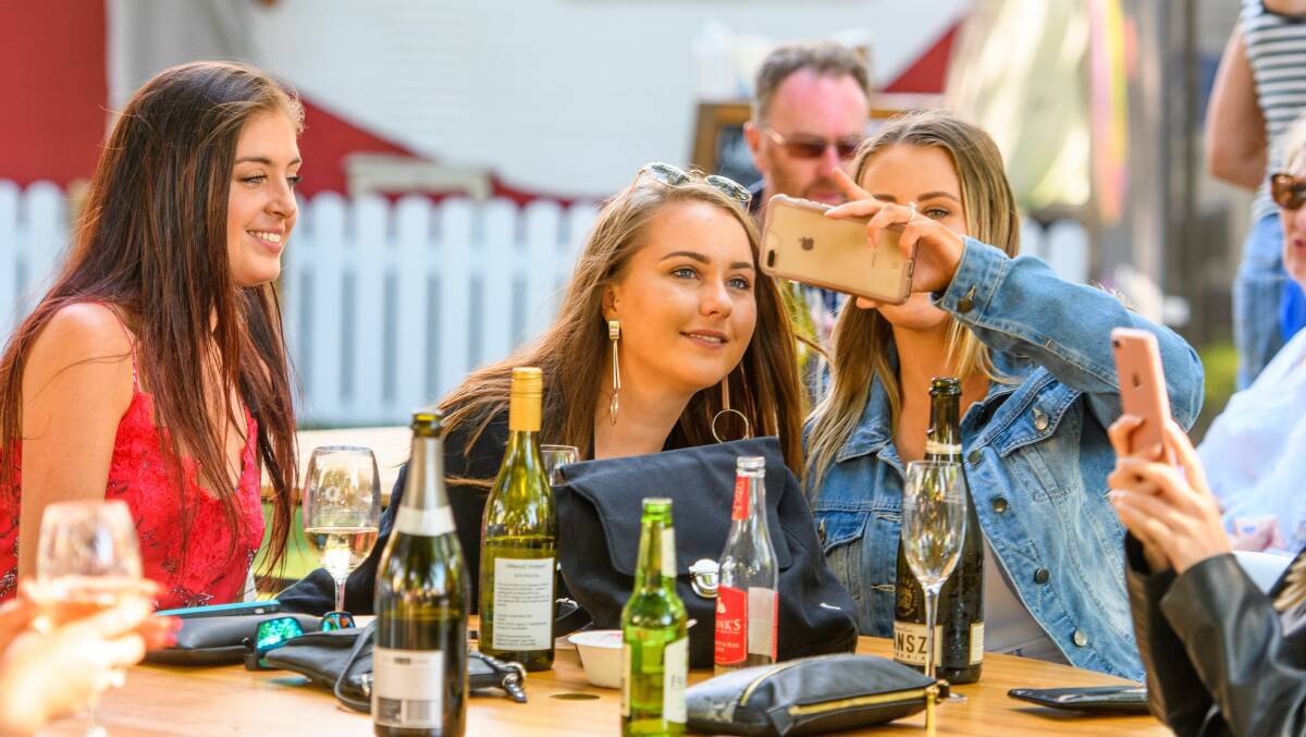 FESTIVALE MENU: Food and wine matching all weekend in City Park, Launceston. Picture: Scott Gelston
