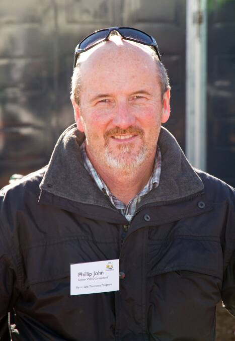 STAYING SAFE: Phill John from Safe Farming Tasmania. Picture: Supplied