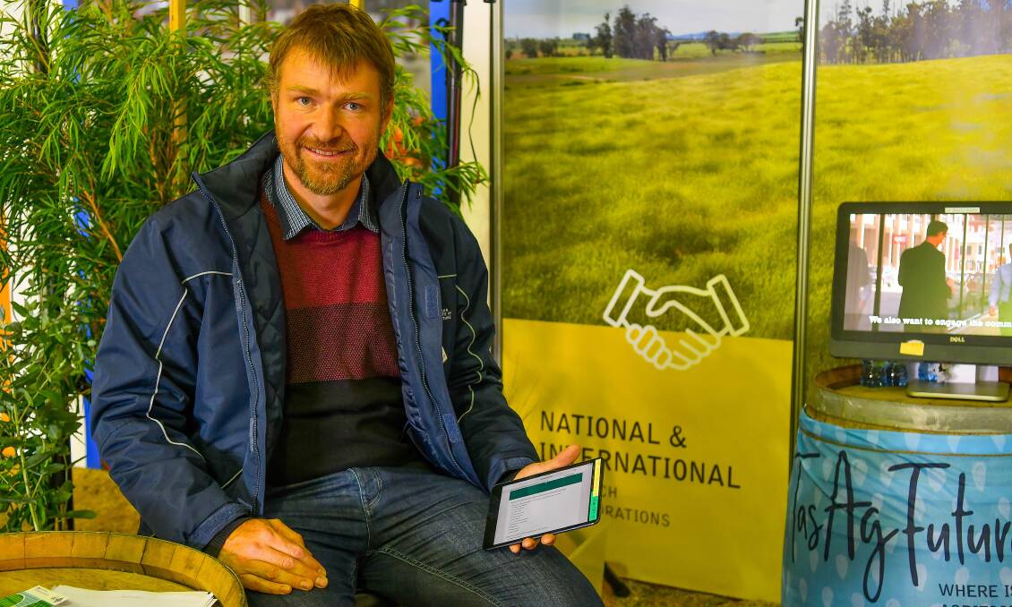 RESEARCH PRIORITIES: Tasmanian Institute of Agriculture's senior research fellow Dr Peat Leith is leading the TasAgFuture project to determine future studies. Picture: Scott Gelston