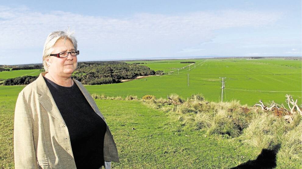 SUPPORT FOR QUARRY: Tasmanian Irrigation chief executive Nicola Morris is awaiting approval for a proposed quarry at White Hills.