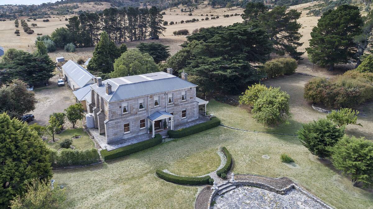 STATELY MIDLANDS PROPERTY: Strathborough homestead at Hollow Tree is for sale after owner Deirdre Flint died in February. Picture: Supplied.
