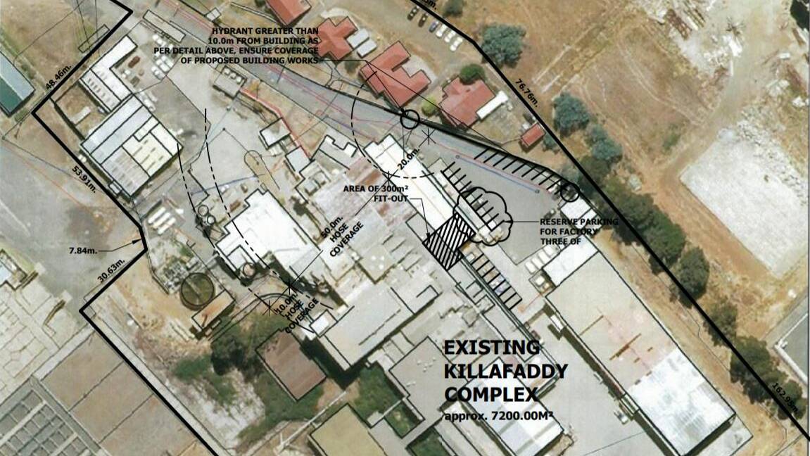 EXPANSION PLANS: Meru Miso's St Leonards facility site plan. Picture: Supplied/City of Launceston