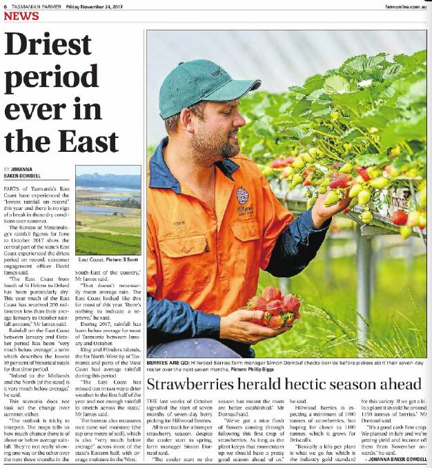 December 2017 edition of Tasmanian Farmer
