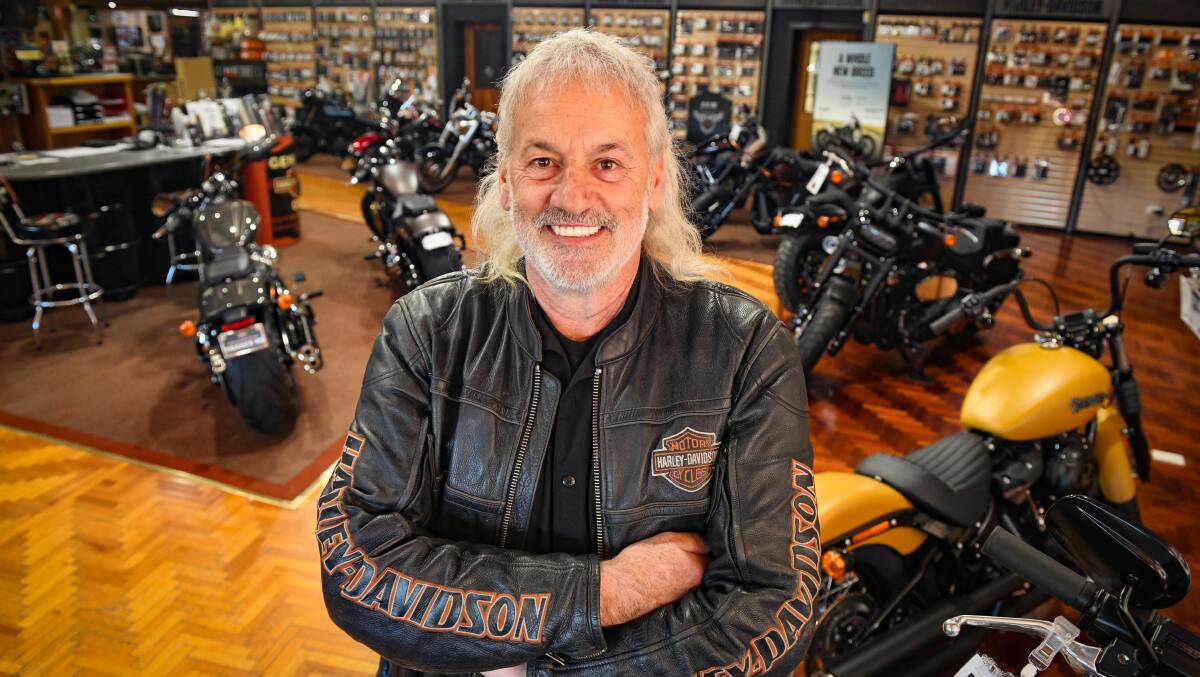 GIVING BACK: Community-minded philanthropist and Richardson's Harley-Davidson owner Simon Hrycyszyn. Picture: Paul Scambler