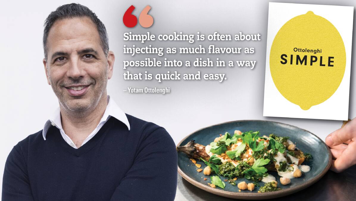 MAKING COOKING SIMPLE: Yotam Ottolenghi launches his new cookbook, Simple, in Launceston on Saturday. Pictures: Supplied