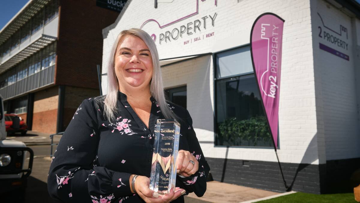 BETTER MANAGEMENT: Key2 Property's Tameka Smith won the REIA Residential Property Manager of the Year award. Picture: Paul Scambler
