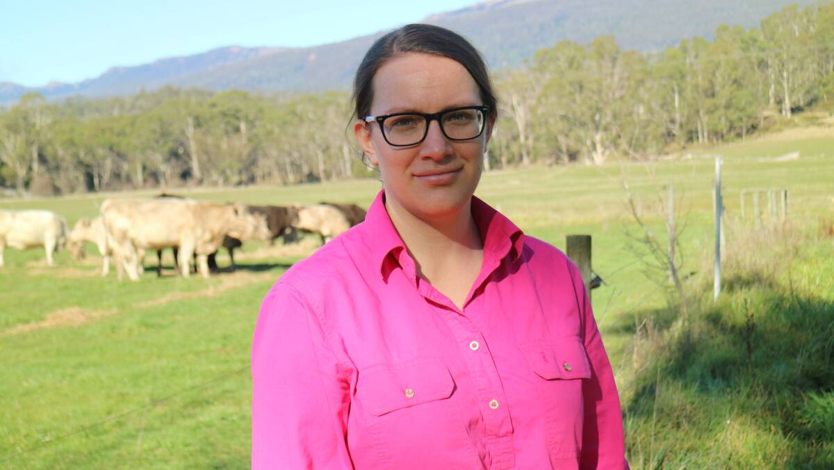 RISING STAR: Beef farmer and psychologist Ella Anderson is Tasmania's Rising Champions finalist. Picture: Supplied