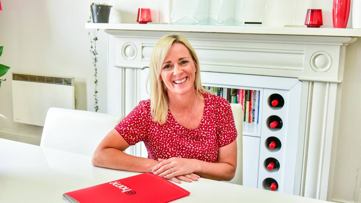 INFLUENCING HER PEERS: @home Property Management Solutions managing director Michelle Williams in the agency's Launceston office. Picture: Neil Richardson
