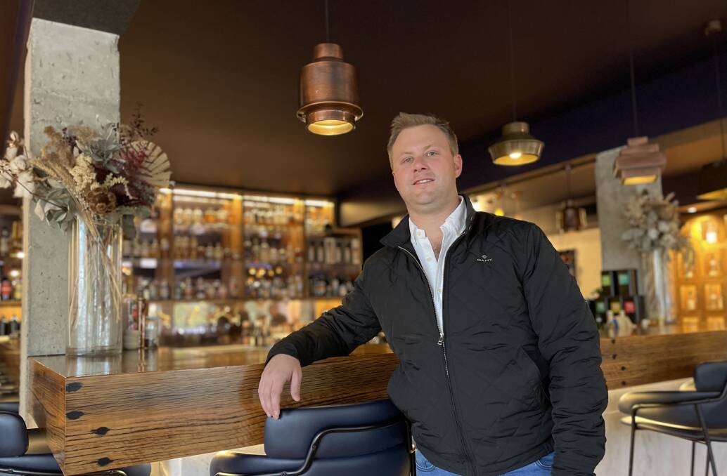 VAX THE PLAN: Geronimo owner Jeremy Kode at his popular bar and eatery. Picture: Brinley Duggan