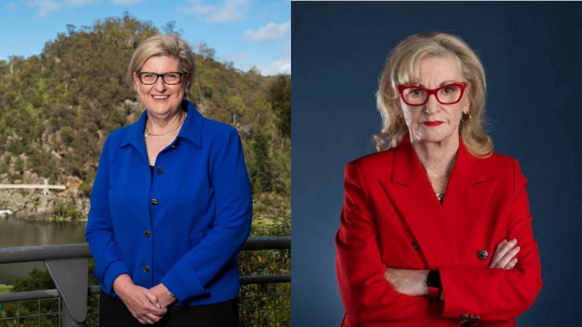 Opposing senators Wendy Askew and Helen Polley.